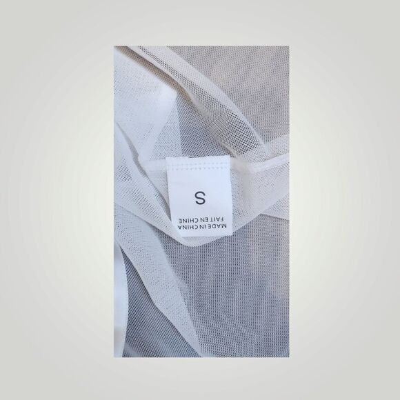 Lace Side & Back Splits Lingerie Dress with Panty 2 Pieces Small - Picture 8 of 8